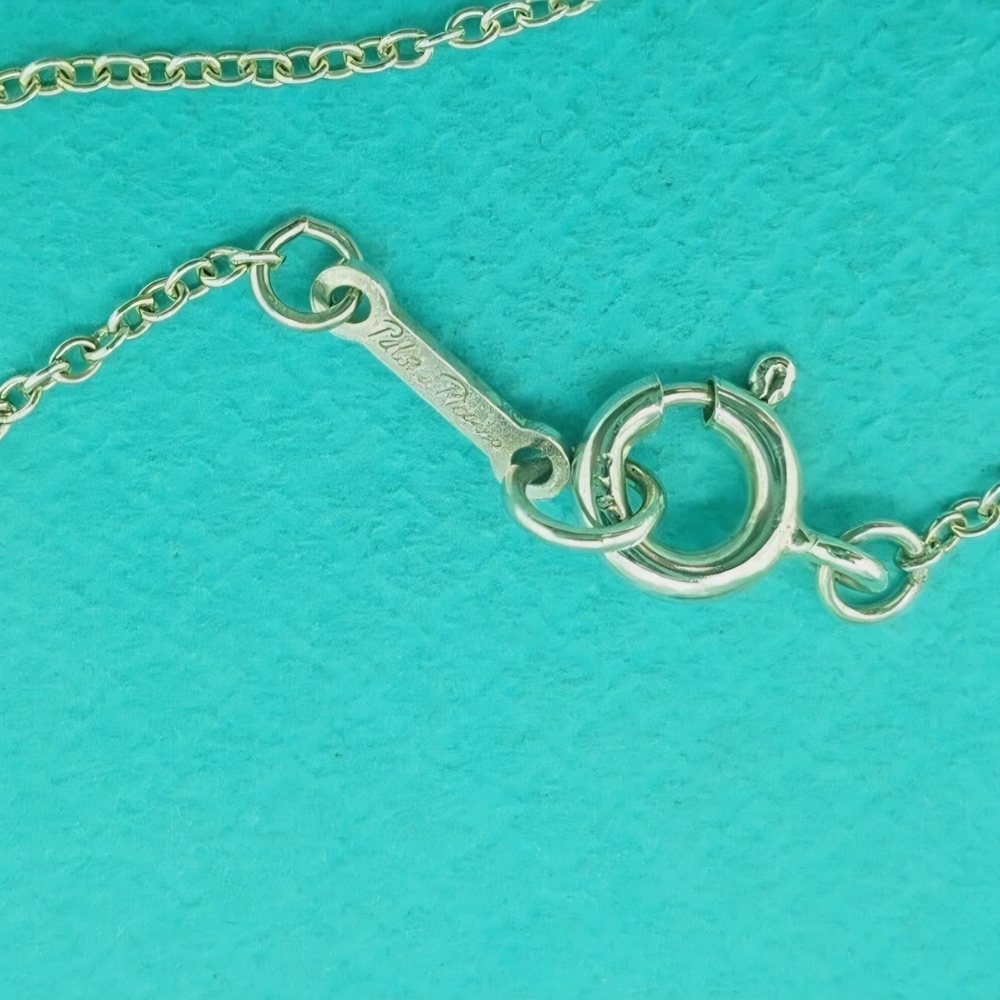 RARE Tiffany & Co Paloma Picasso Tenderness Heart Necklace .925 Sterling Silver - Picture 2 of 9